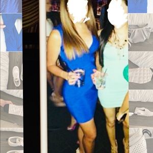 BCBGMaxAzria Blue Dress